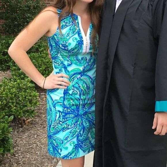 Lilly Pulitzer Front Zip Penelope Shift Dress - Picture 7 of 8